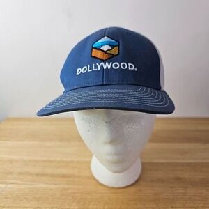 Dolly Parton Dollywood Blue Mens Hat Snapback Mesh Trucker Cap Baseball One Size